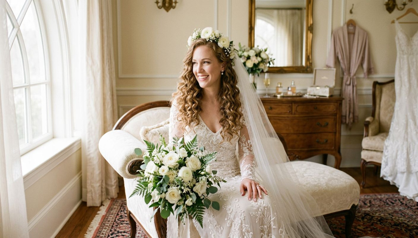 Hochwertige Haarverlängerungen für die ideale Hochzeitsfrisur