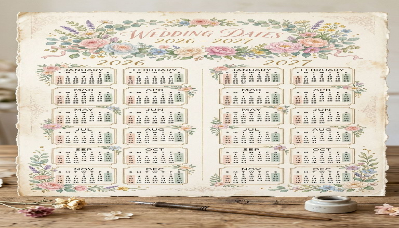 Hochzeitsdaten 2026 & 2027: Euer perfekter Tag und die zauberhaftesten Termine im Kalender